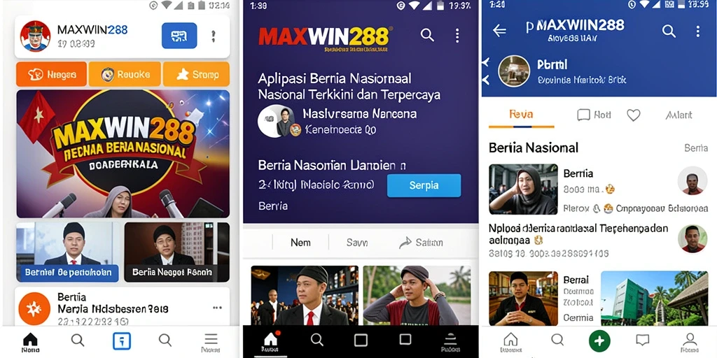 Antarmuka aplikasi MAXWIN288 yang informatif dan user-friendly.